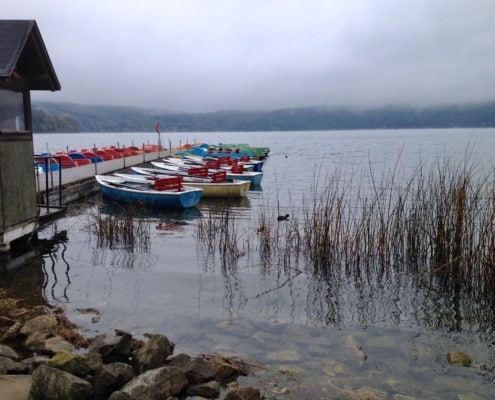 Wanderung um den Laacher See, Bootshaus